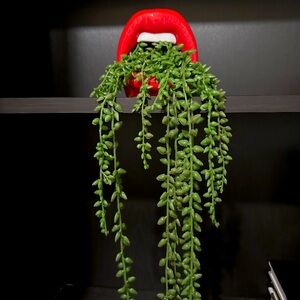 Lips Ceramic Plant Holder - Decor